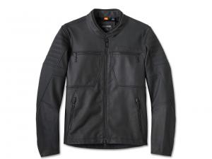 Lederjacke "Willie G Skull Graphic Riding" 98004-25VM