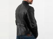 ROKKER-Lederjacke "Goodwood Black"_3