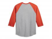 3/4 Longleeve "Staple Raglan Colorblock Grey"_1