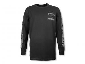 Willie G " Skull Long Sleeve Tee Black 99253-25VM