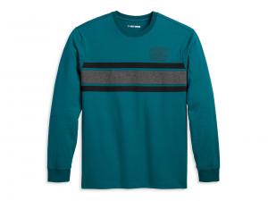 Longlseeve "Bar & Shield Apprentice - Deep Teal" 96098-23VM