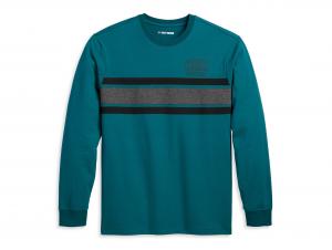 Longlseeve "Bar & Shield Apprentice - Deep Teal" 96098-23VM