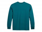 Longlseeve "Bar & Shield Apprentice - Deep Teal"_1