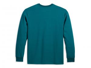 Longlseeve "Bar & Shield Apprentice - Deep Teal"_1