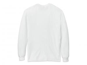 Longsleeve "#1 Race Graphic White"_1