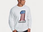 Longsleeve "#1 Race Graphic White"_2