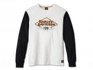 Longsleeve "120th Anniversary Colorblock Cloud Dancer" 96570-23VM