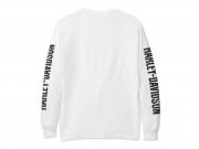 Longsleeve "Bar & Shield Long Graphic White"_1
