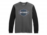 Longsleeve "Contrast Sleeve Logo Knit" 96333-21VM