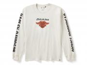Men's Dickies x H-D Heavyweight Long Sleeve Eagle Tee Silver Birch 96568-25VM