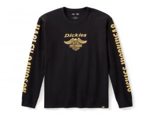 Men's Dickies x H-D Heavyweight Long Sleeve Eagle Tee Anthracite 97427-25VM