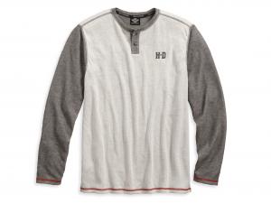 DOUBLE-KNIT HENLEY 96407-18VM