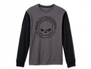 Longsleeve "Willie G Skull Dark Grey" 99091-24VM