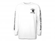 Willie G Skull Long Sleeve Tee White 99254-25VM