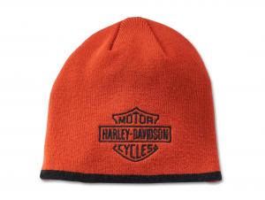 Mütze "Bar & Shield Knit Beanie Orange" 99409-24VM