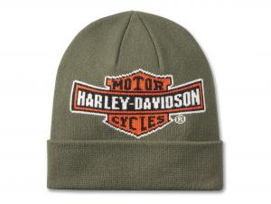 H-D Oil Can Beanie Green 97661-25VM