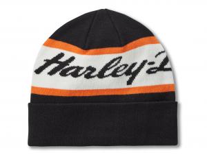 H-D Script Beanie Black 97630-25VM