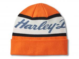 H-D Script Beanie Orange 97631-25VM