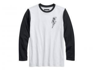 LIGHTNING BOLT SLIM FIT BASEBALL TEE 96232-18VM