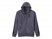 #1 Racer Zip-Up Hoodie Ombre Blue 96415-24VM
