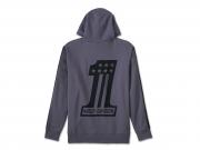 Pullover "#1 Racer Zip-Up Hoodie Ombre Blue"_1