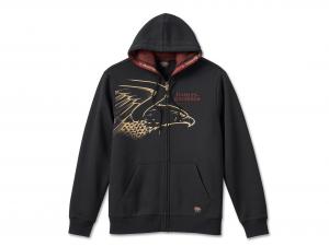 Pullover "120th Anniversary Zip-Up Hoodie Black" 96520-23VM