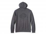 Pullover "Bar & Shield 3D Hoodie Dark Grey"_1