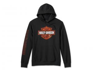 Pullover "Bar & Shield Hoodie Black" 99062-24VM