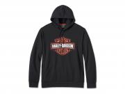 Pullover "Bar & Shield Tech Hoodie Black" 96025-24VM