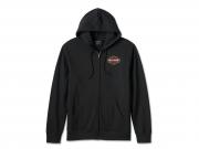 Men's Bar & Shield Zip-Up Hoodie 99066-24VM