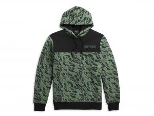 Men's Camouflage Colorblock Pullover Hoodie 96412-21VM