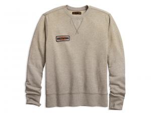 CANVAS PATCH SLIM FIT PULLOVER SWEATSHIRT 96272-18VM