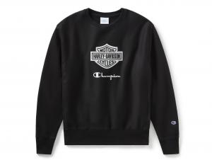 Pullover "Champion x Harley-Davidson Fanatic Crew Neck Black & Silver " 96859-24VM