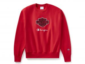 Pullover "Champion x Harley-Davidson Fanatic Crew Neck Red" 96860-24VM