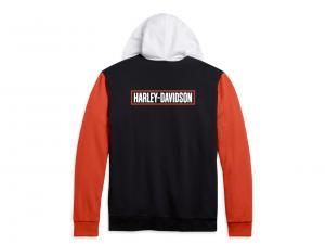 Pullover "COLORBLOCK FULL ZIP ORANGE"_1