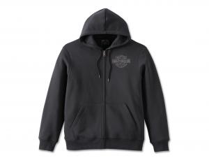 Men's Combustion Zip-Up Hoodie Black 96767-23VM