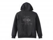 Pullover "Combustion Zip-Up Hoodie Black"_1