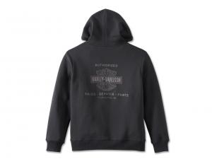 Pullover "Combustion Zip-Up Hoodie Black"_1