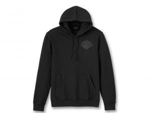 Pullover "Eagle Soars Alone Slub Hoodie Black" 96185-25VM