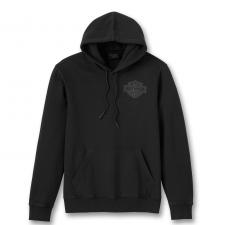 Pullover "Eagle Soars Alone Slub Hoodie Black" 96185-25VM