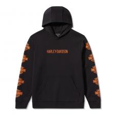 Pullover "Essential Bar & Shield Hoodie Black" 96712-25VM