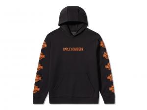 Men's Essential Bar & Shield Pullover Hoodie Black 96712-25VM