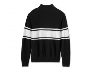 Pullover "Harley-Davidson 1/4 Zip Sweater Black"_1