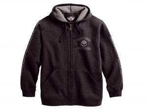 MEN'S HOODED SKULL SWEATSHIRT 99107-18VM