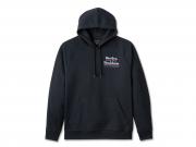 Pullover "Loaded with Horsepower Raglan Hoodie Black" 96105-25VM