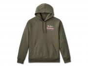 Loaded with Horsepower Raglan Hoodie Green 96104-25VM
