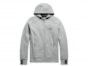 Pullover "RIB-KNIT SIDE HOODIE SLIM FIT GREY" 99093-20VH