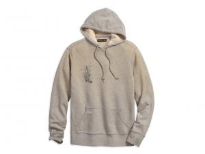 SCHEMATIC SLIM FIT PULLOVER HOODIE 96257-18VM