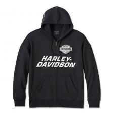 Pullover "Screamin' Eagle Zip-Up Hoodie Black" 96011-24VM