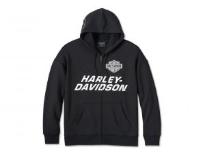 Pullover "Screamin' Eagle Zip-Up Hoodie Black" 96011-24VM